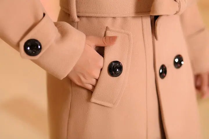 Chloé - Manteau Trapèze Col Fourrure