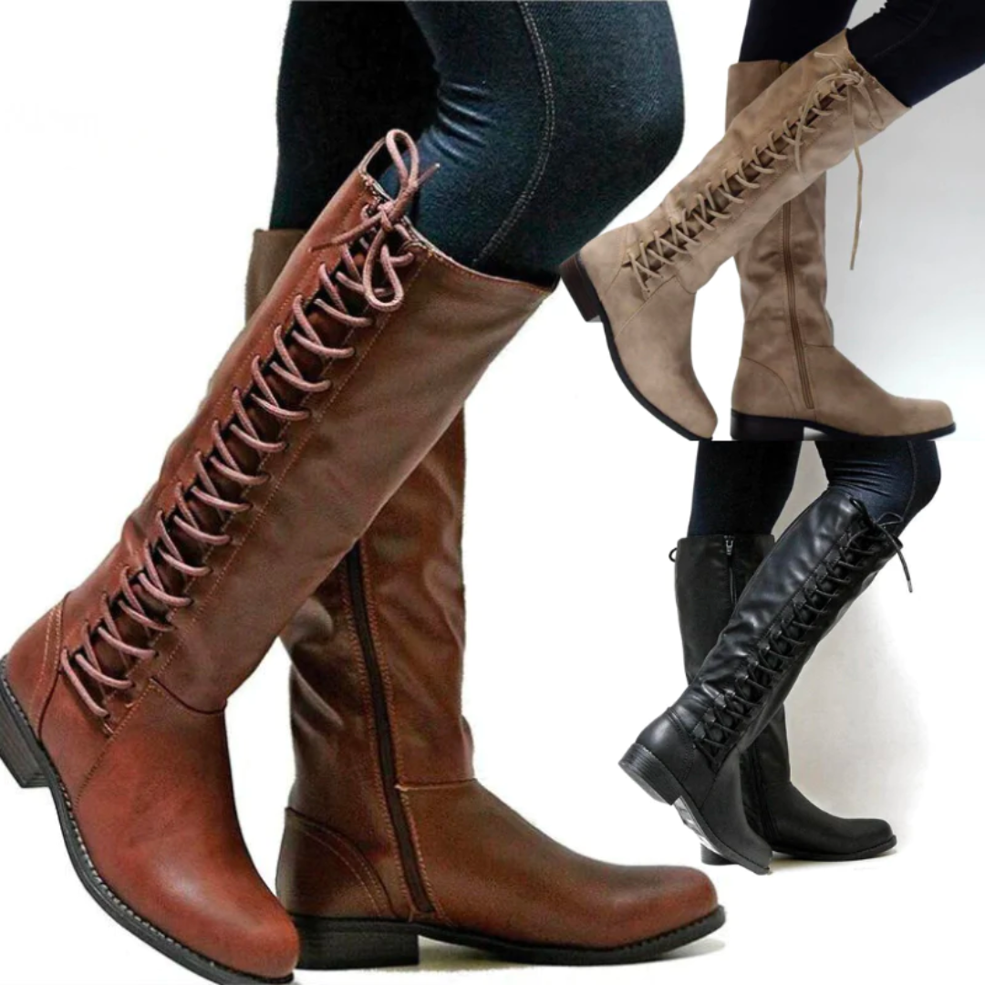 Margot - Bottes Hautes Lacées