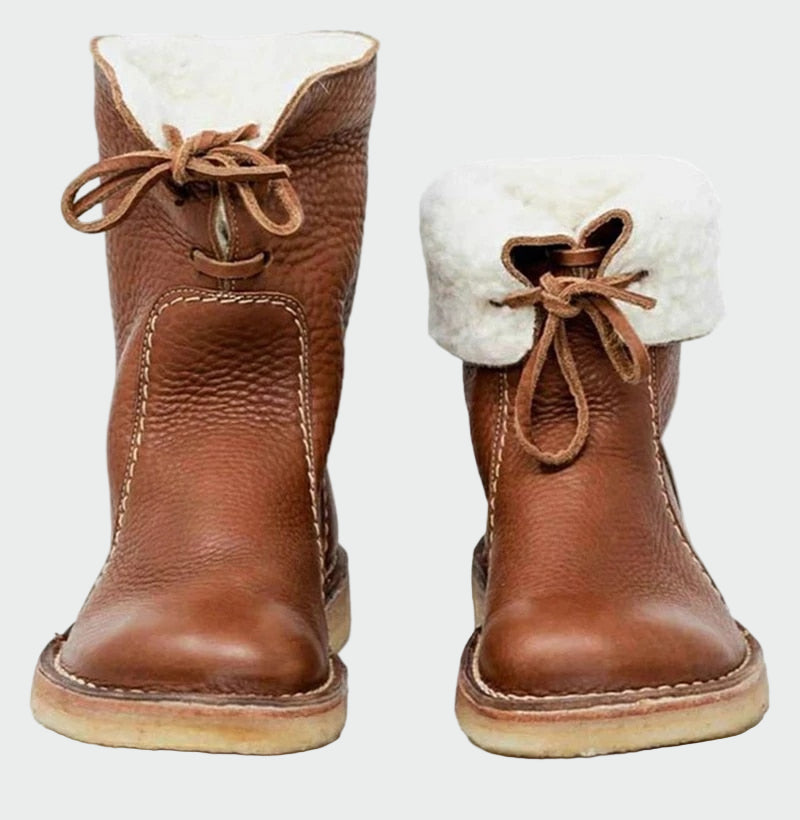 Mariette - Bottines Cuir Doublure Peau