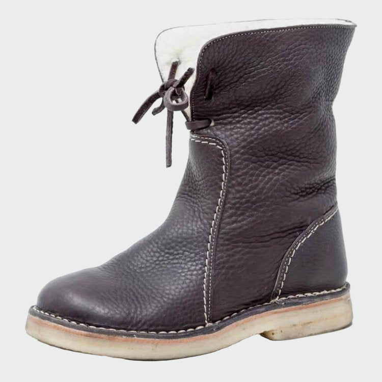 Mariette - Bottines Cuir Doublure Peau