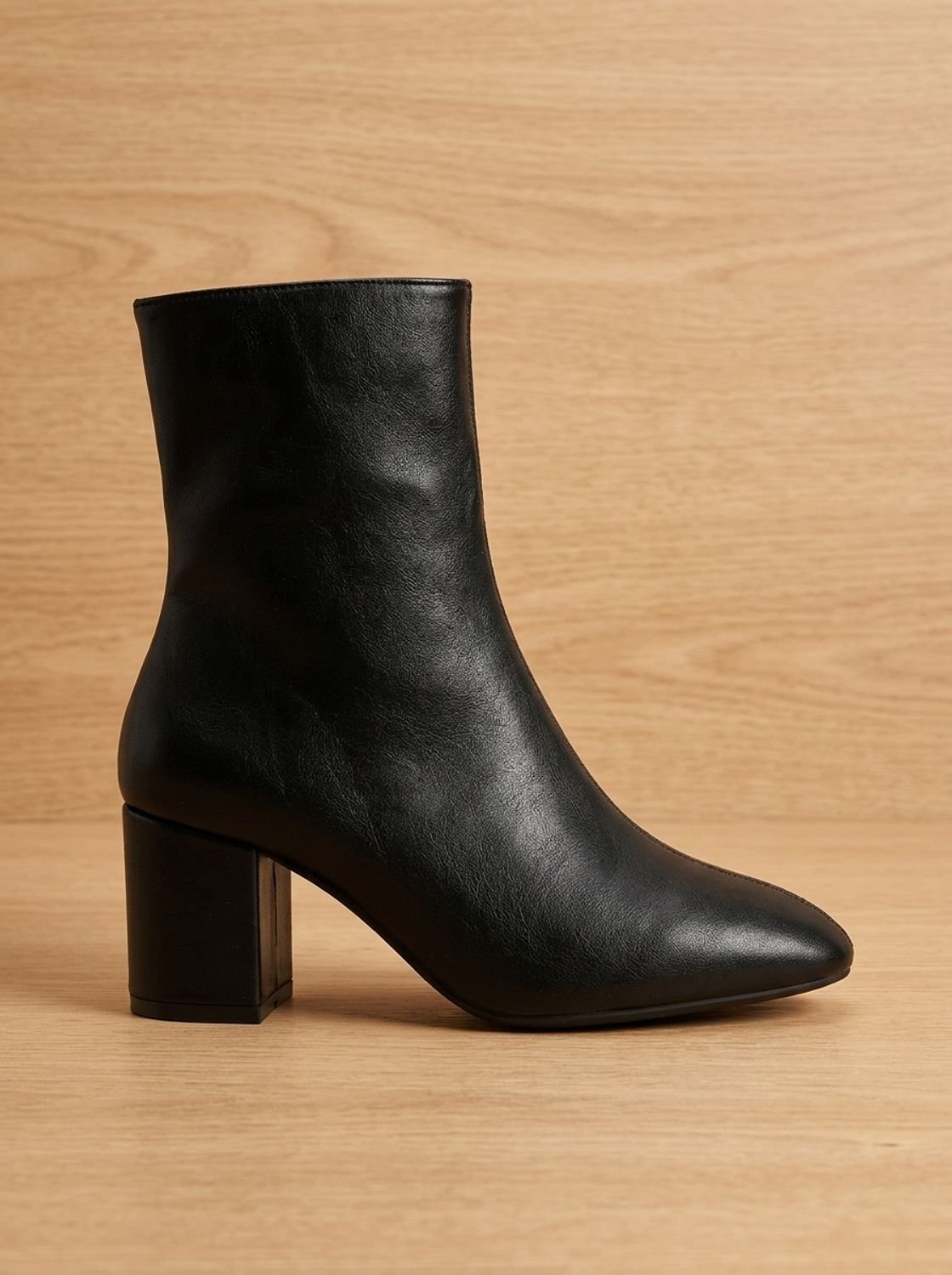 Marthe - Bottines Talon Bloc Zip