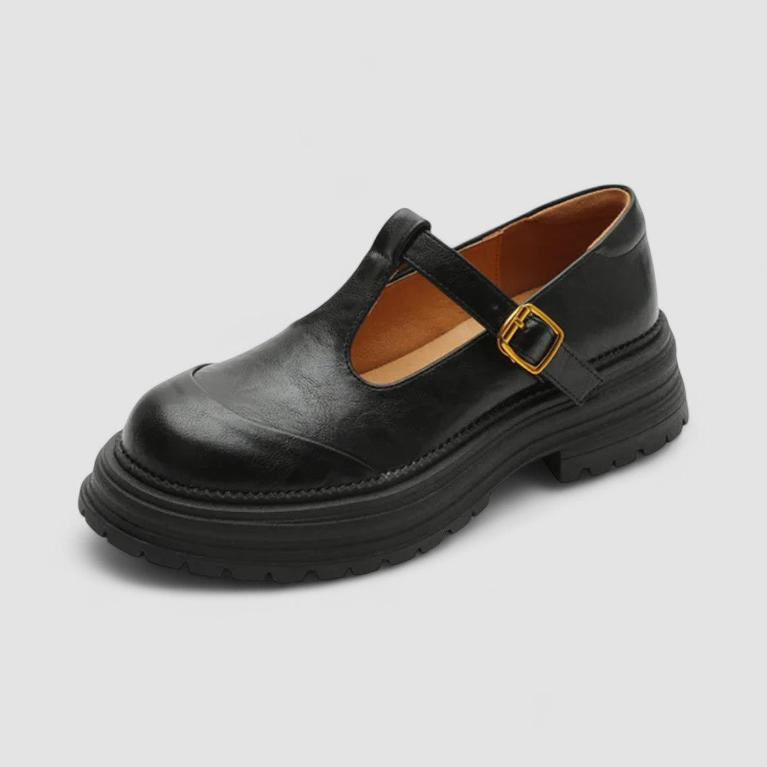 Mary Jane orthopédique femme bout rond bride en T