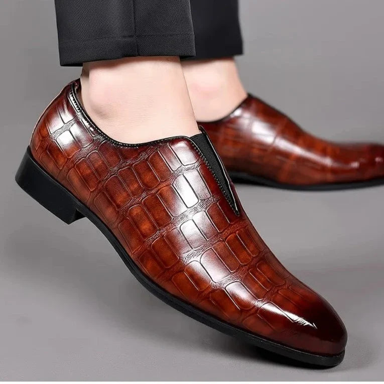 Mocassins en cuir véritable pour homme