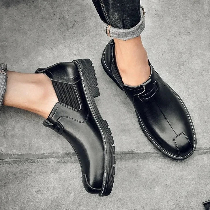 Mocassins en cuir véritable pour homme