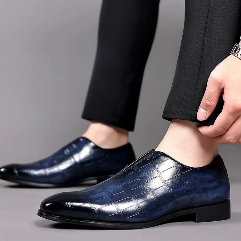 Mocassins en cuir véritable pour homme