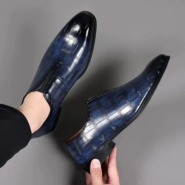 Mocassins en cuir véritable pour homme