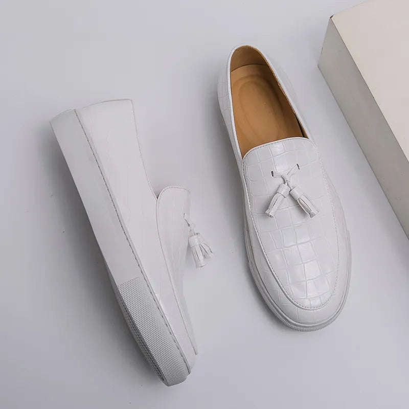 Mocassins en cuir confort semelle souple
