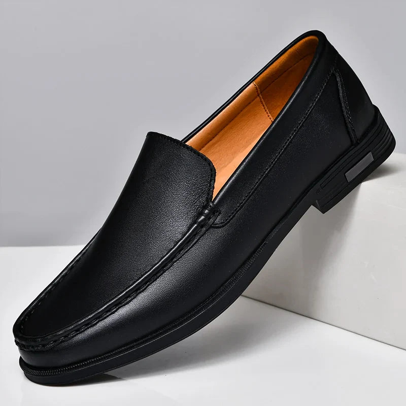 Gérald - Mocassins Cuir Véritable Confort