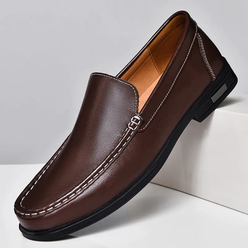 Gérald - Mocassins Cuir Véritable Confort