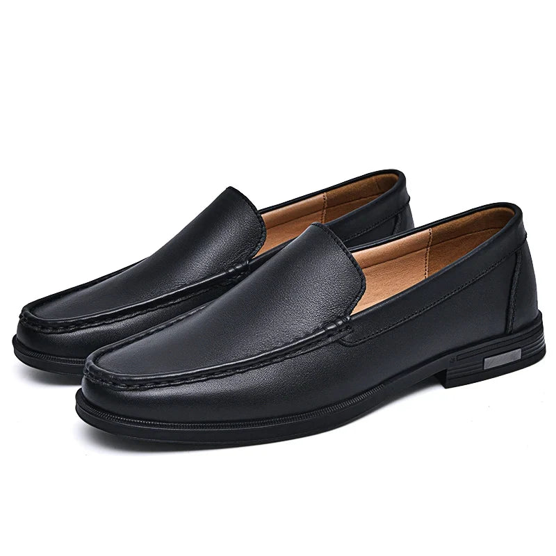 Gérald - Mocassins Cuir Véritable Confort