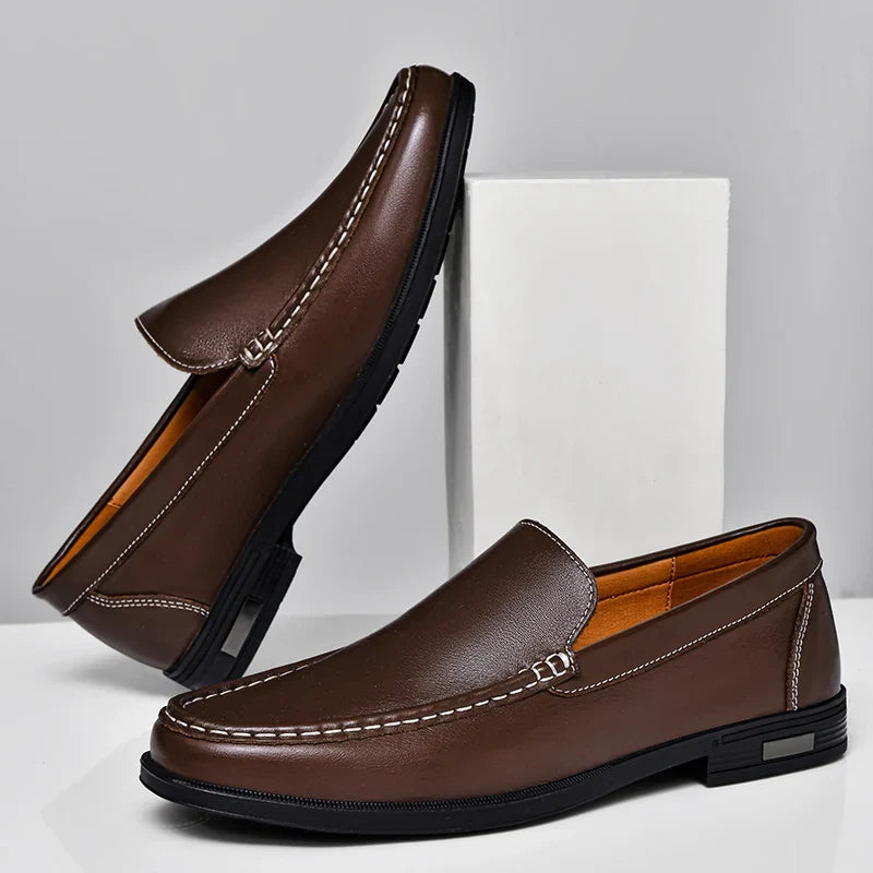 Gérald - Mocassins Cuir Véritable Confort