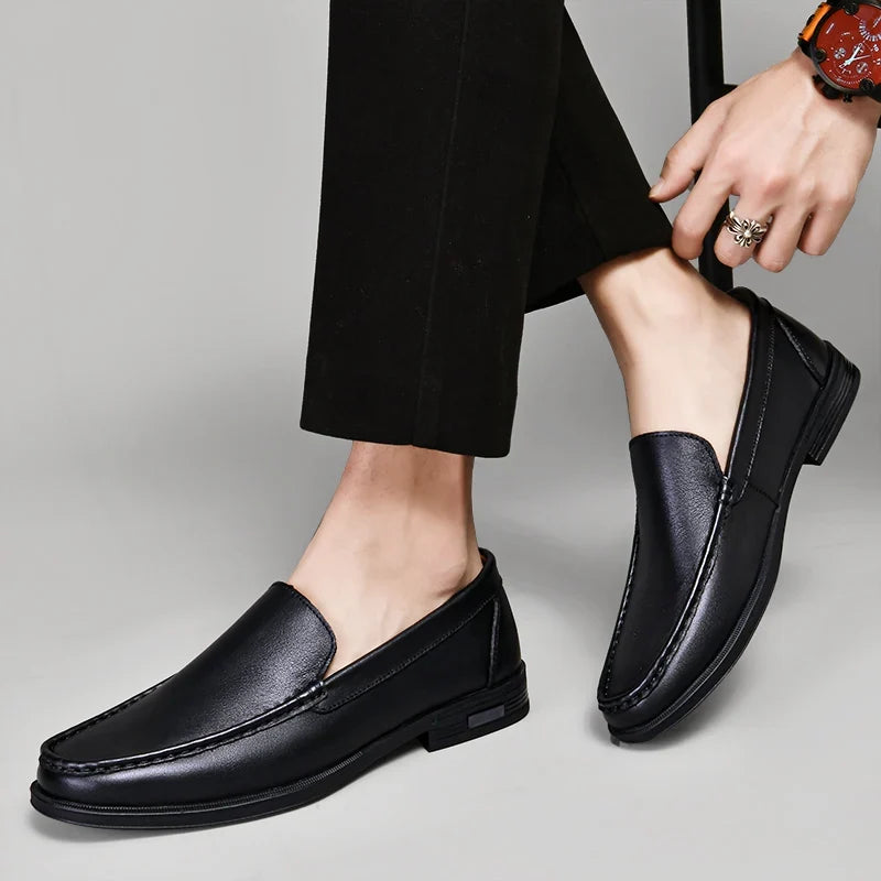 Gérald - Mocassins Cuir Véritable Confort