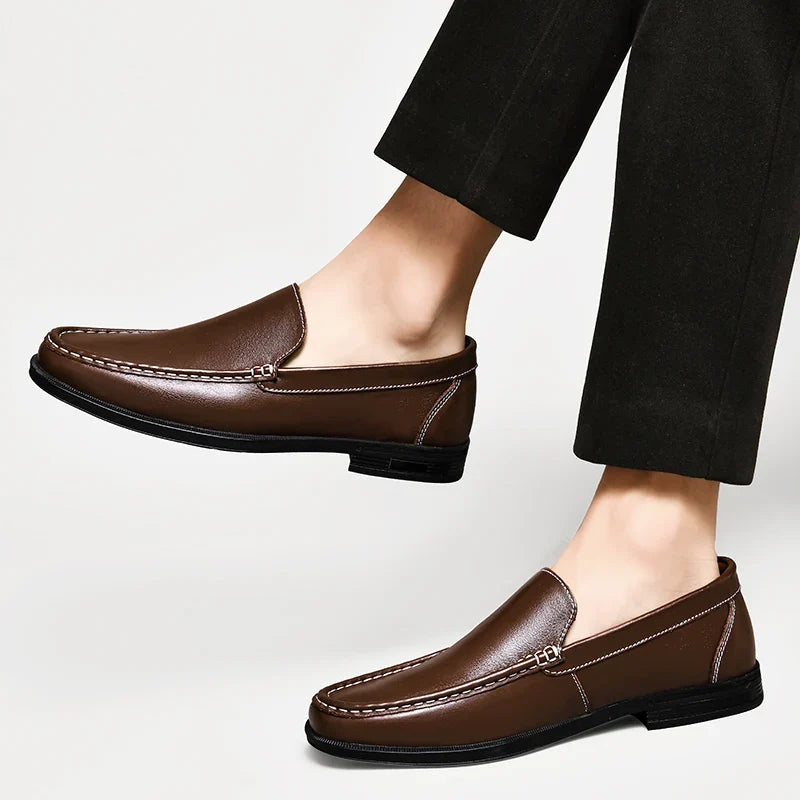 Gérald - Mocassins Cuir Véritable Confort