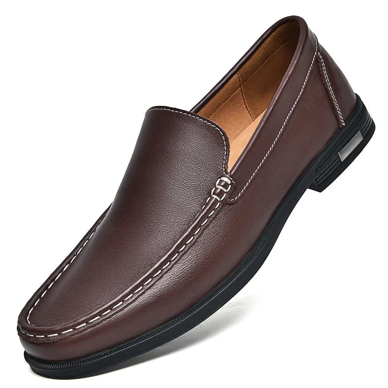 Gérald - Mocassins Cuir Véritable Confort