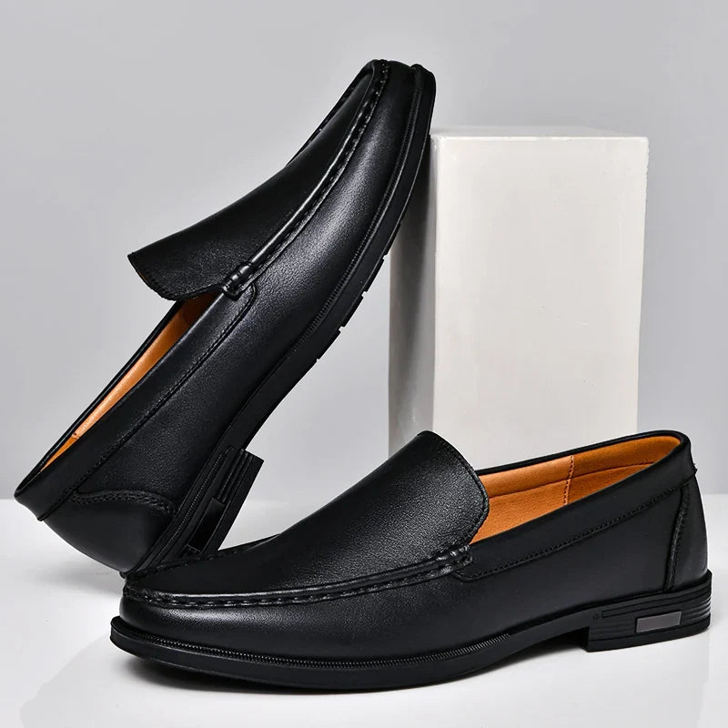 Gérald - Mocassins Cuir Véritable Confort