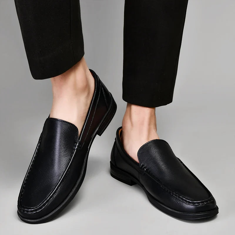 Gérald - Mocassins Cuir Véritable Confort