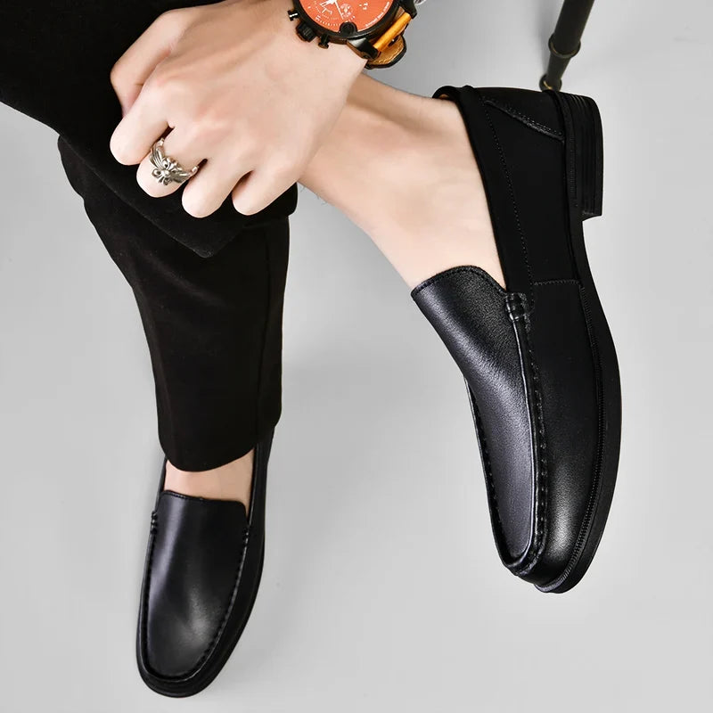 Gérald - Mocassins Cuir Véritable Confort