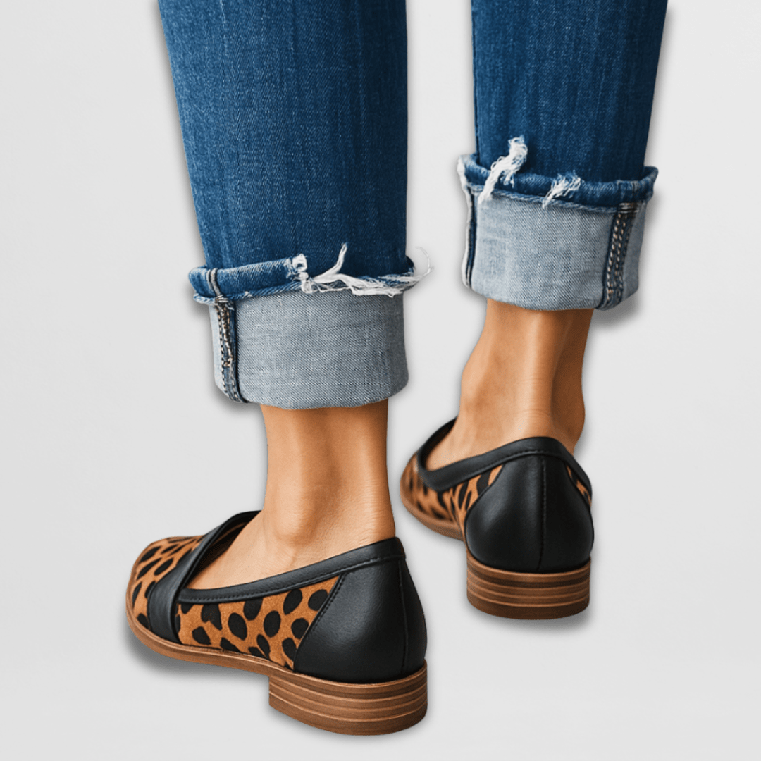 Mocassins Femme en Daim Orthopédiques Confort