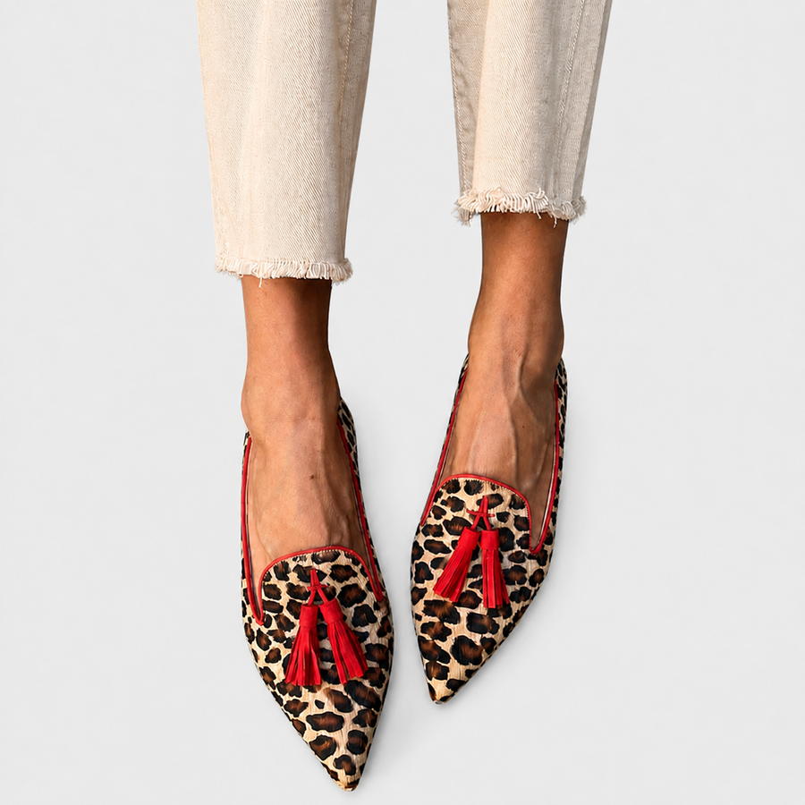Mocassins Léopard Confort Femme