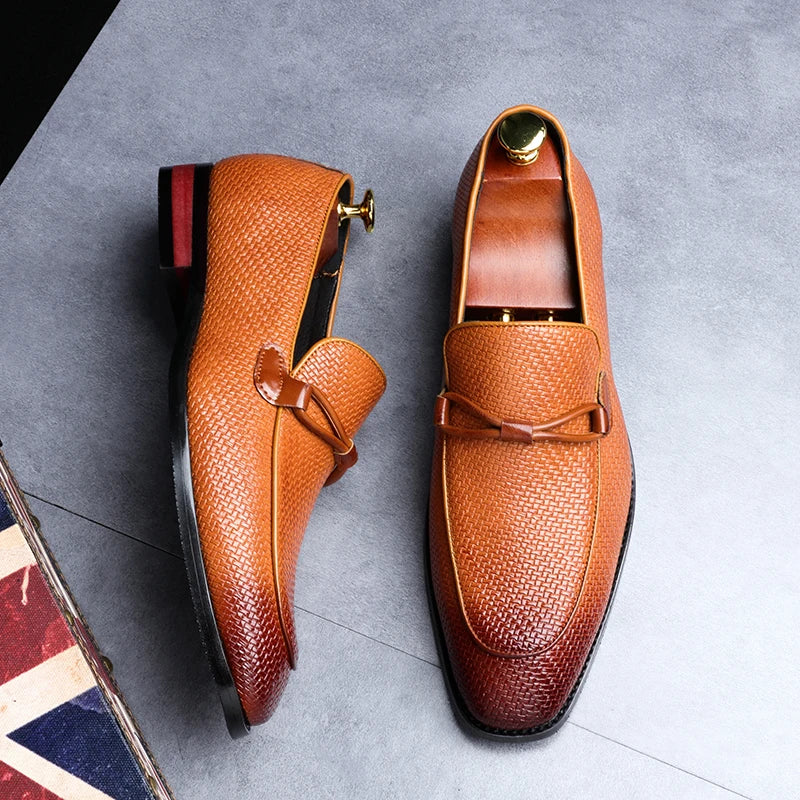 Mocassins Oxford Homme en Cuir