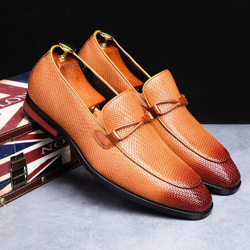 Mocassins Oxford Homme en Cuir - Tan