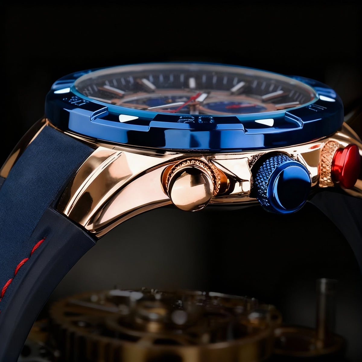 Corentin - Montre Chronographe Cuir