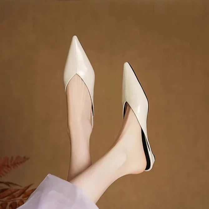 Mules Cuir Femme Bout Pointu