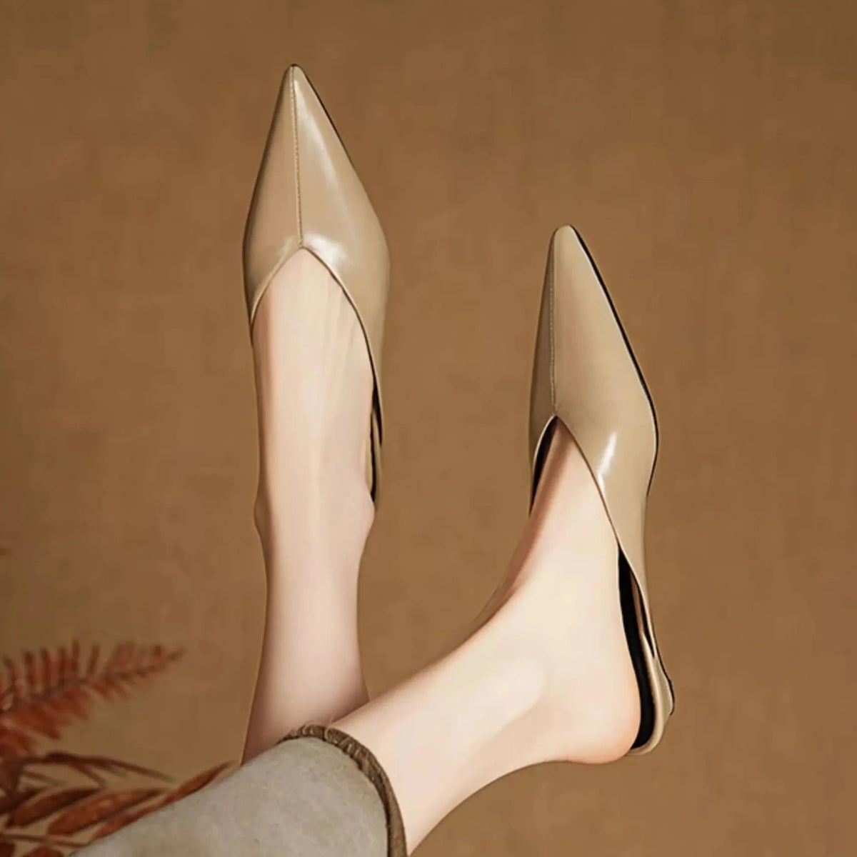 Mules Cuir Femme Bout Pointu
