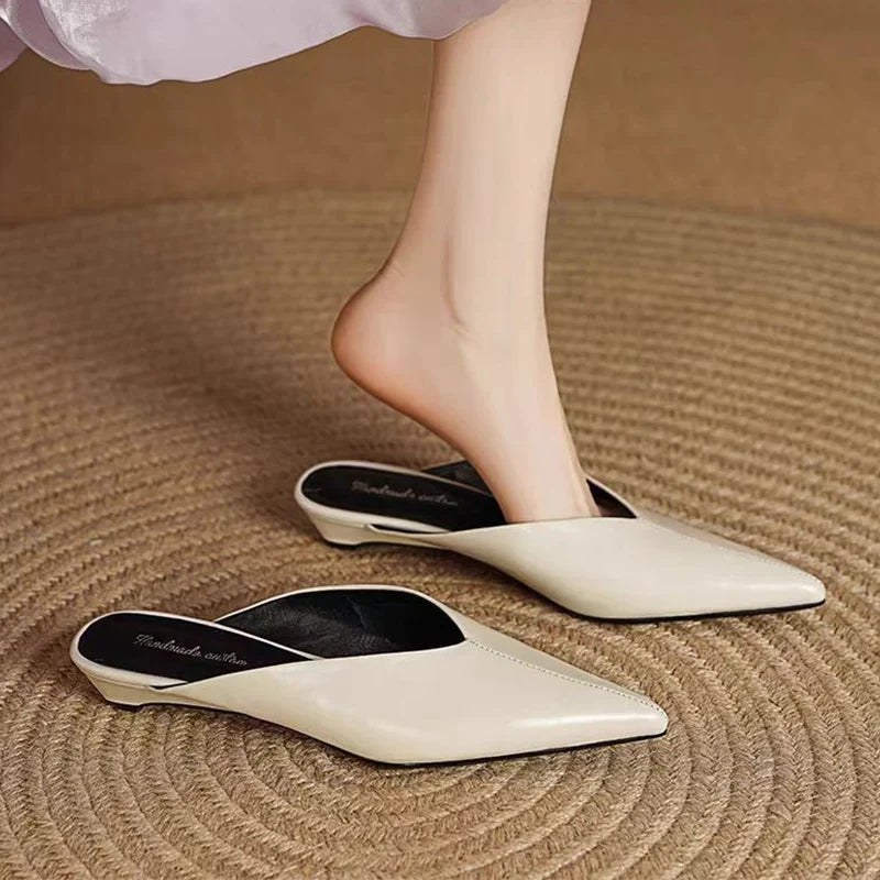 Mules Cuir Femme Bout Pointu
