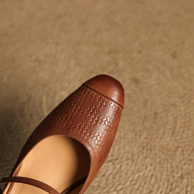 Zélie - Mules Cuir Bride Réglable