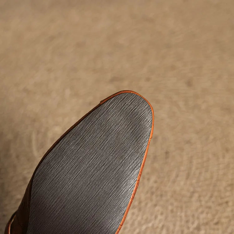 Zélie - Mules Cuir Bride Réglable
