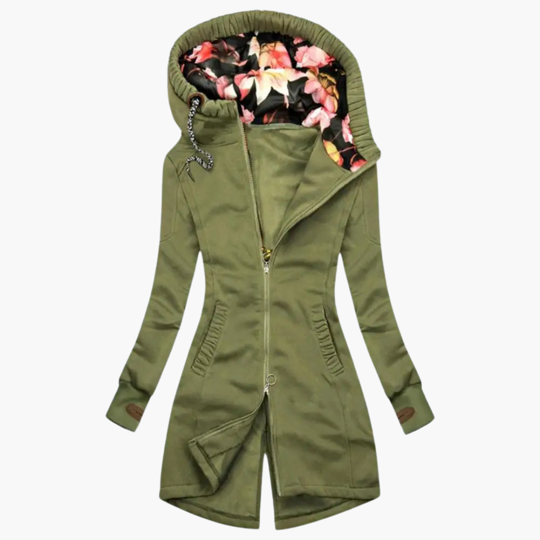 Nelly - Parka Capuche Ajustée