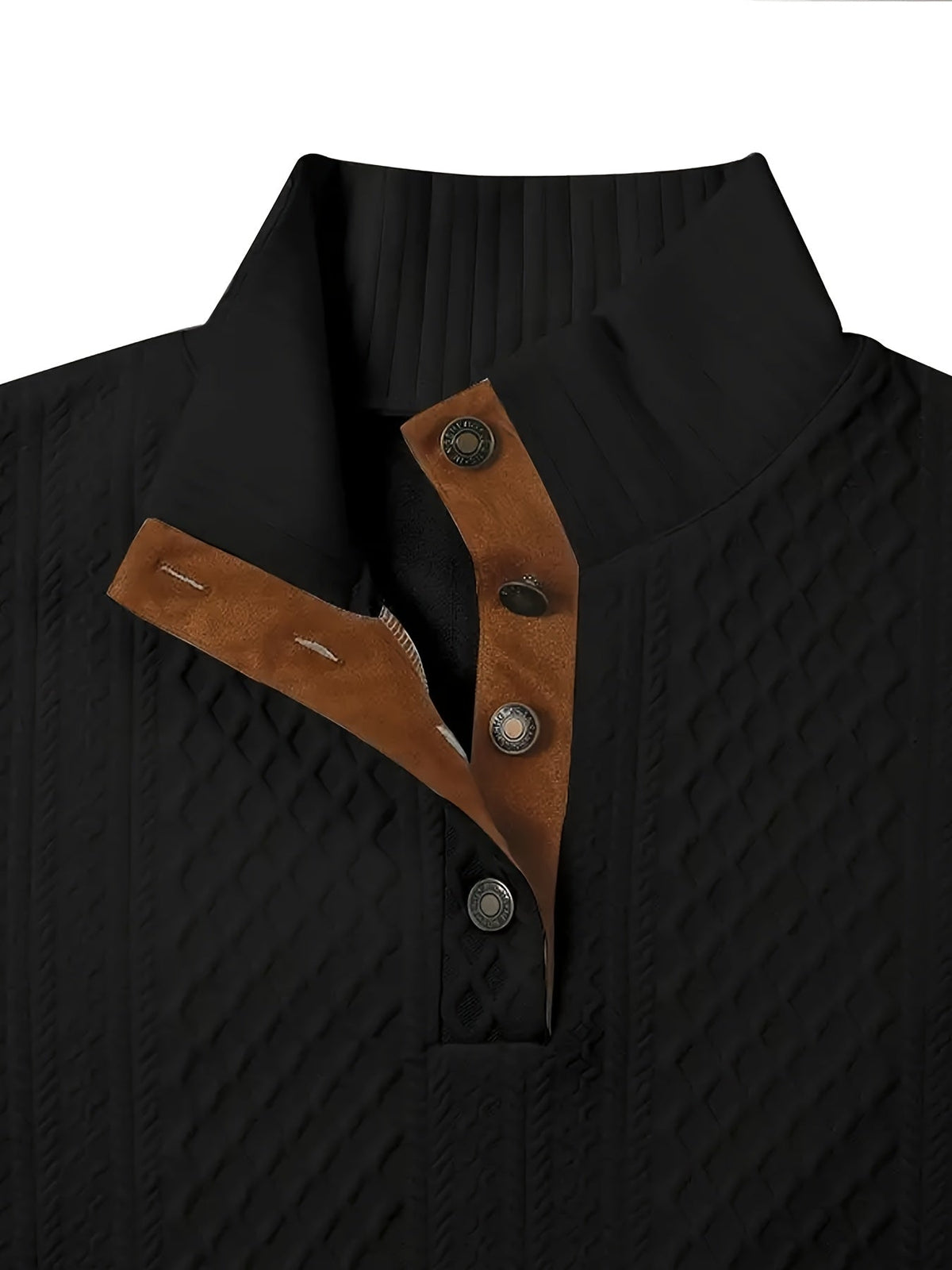 Octave - Pull Henley Col Montant