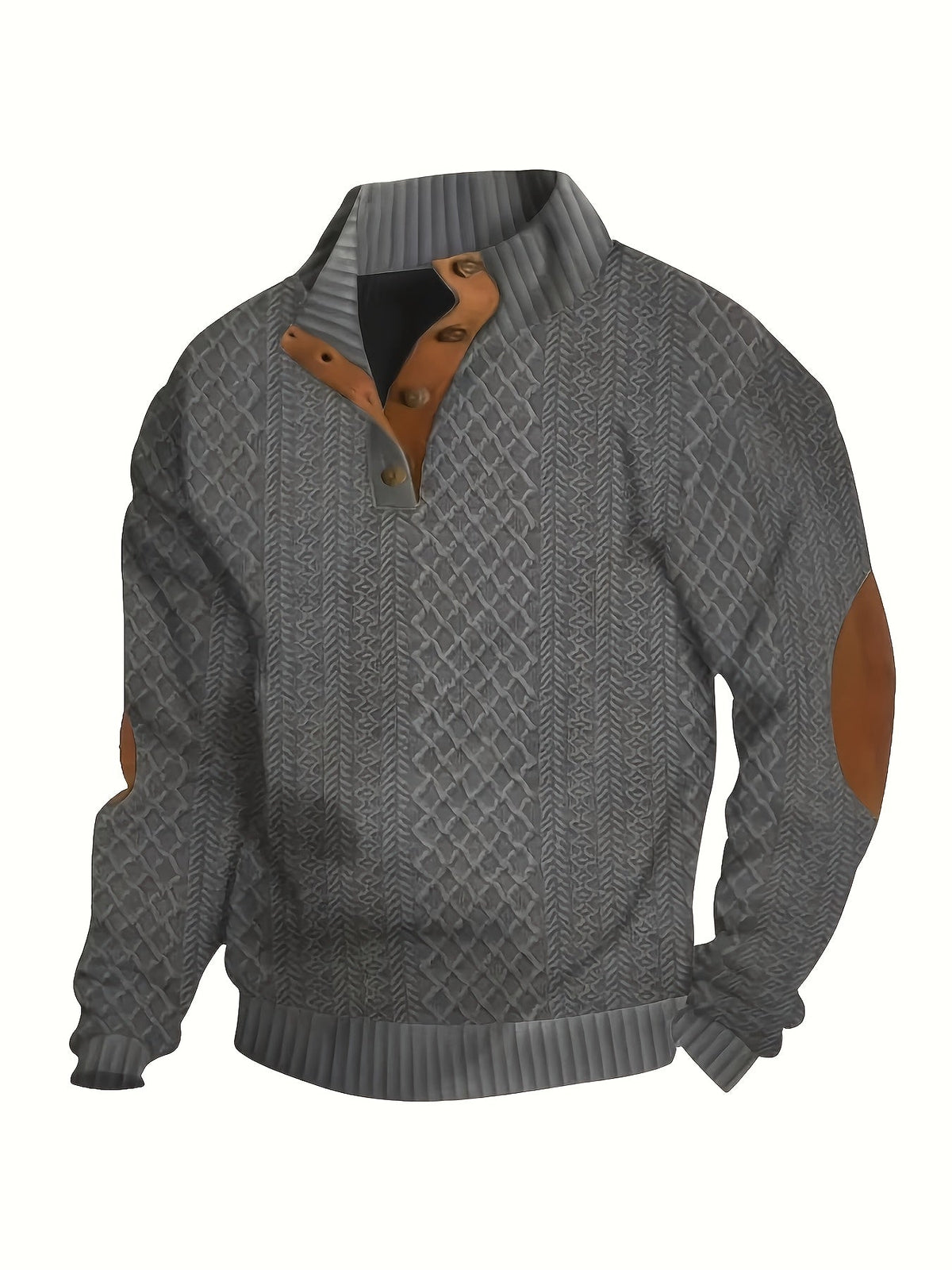 Octave - Pull Henley Col Montant