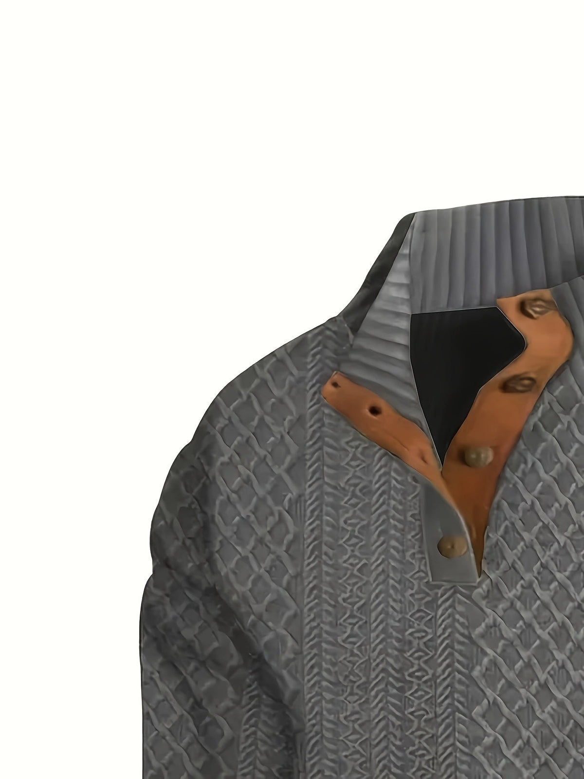 Octave - Pull Henley Col Montant