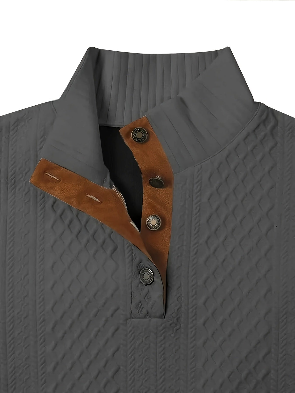 Octave - Pull Henley Col Montant