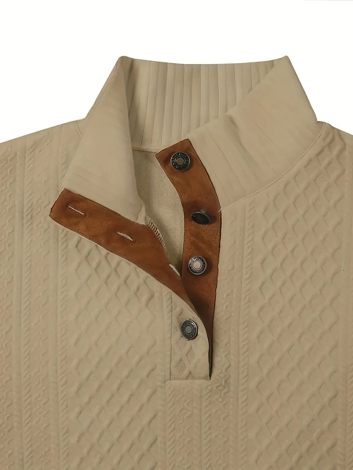 Octave - Pull Henley Col Montant
