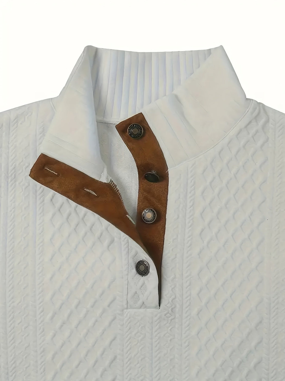 Octave - Pull Henley Col Montant
