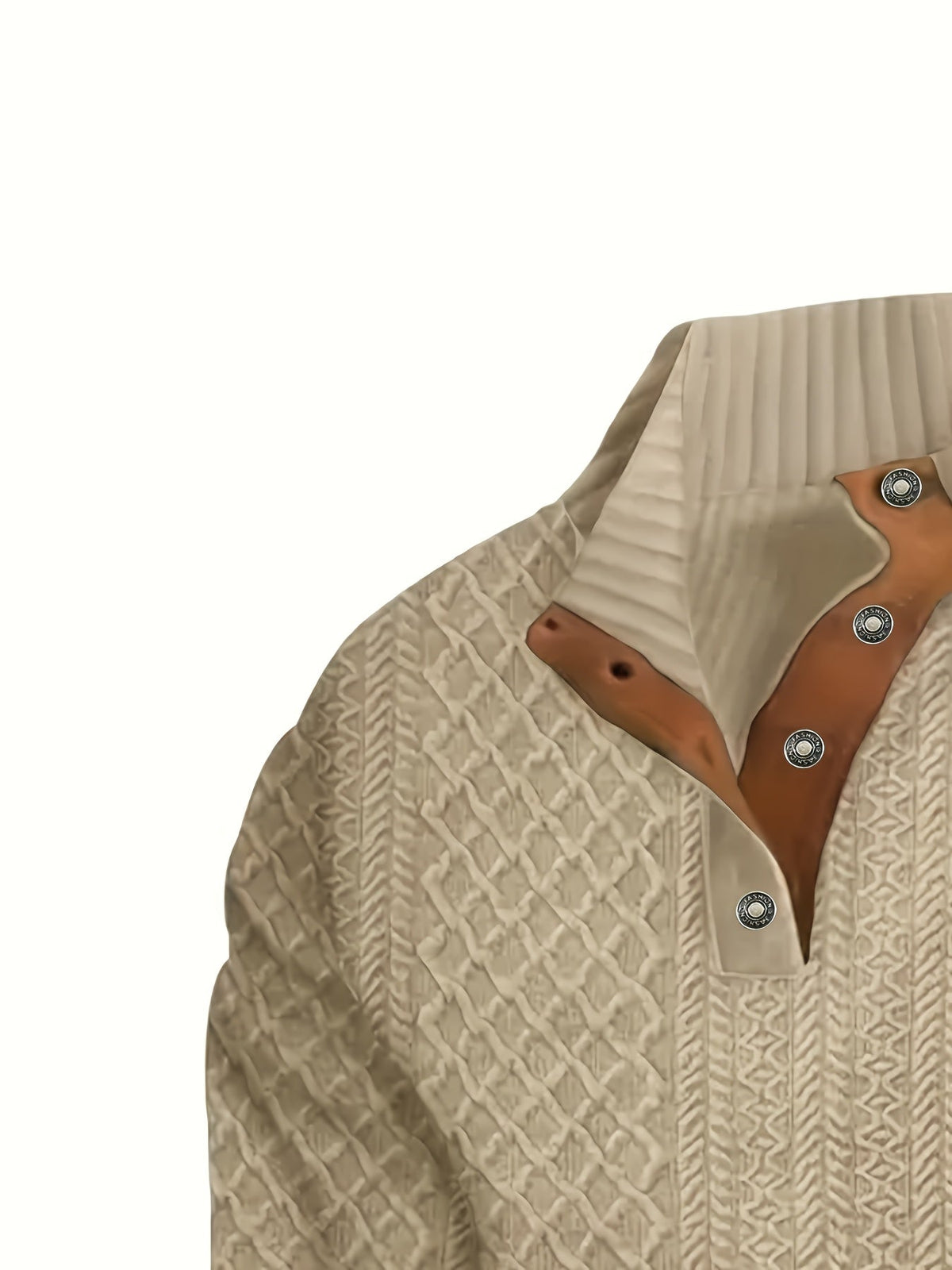 Octave - Pull Henley Col Montant
