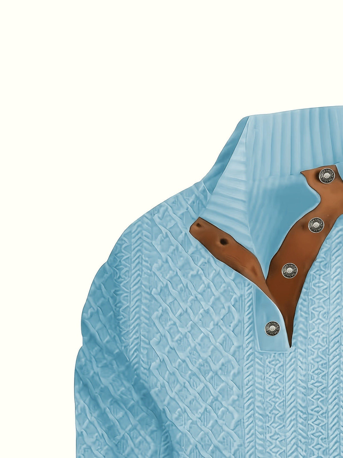 Octave - Pull Henley Col Montant