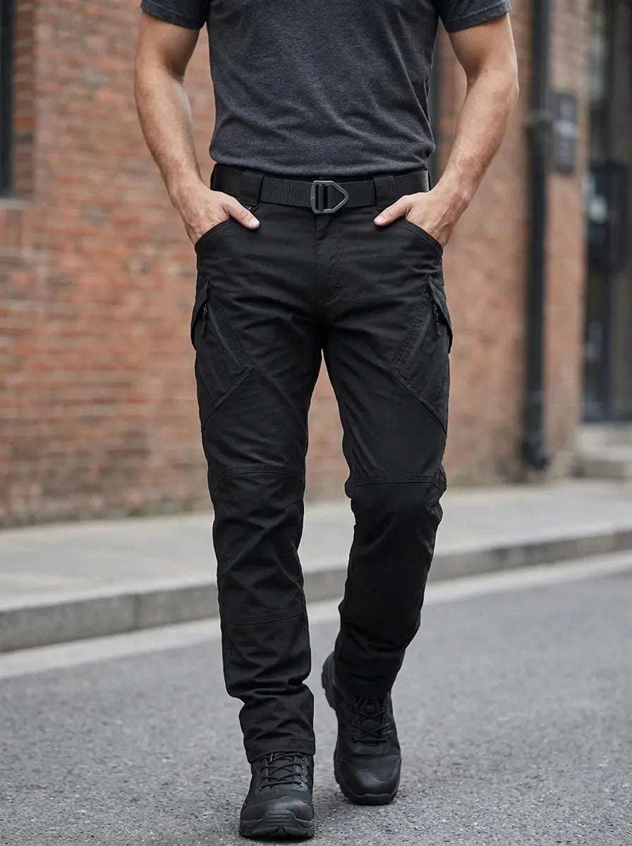 Pantalon Cargo Tactique Homme Imperméable Multipoches