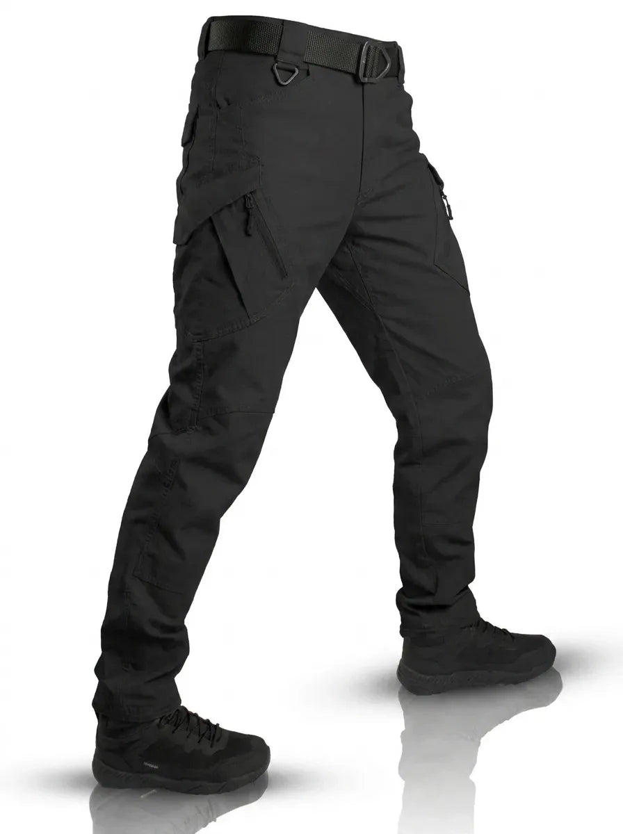 Pantalon Cargo Tactique Homme Imperméable - Noir