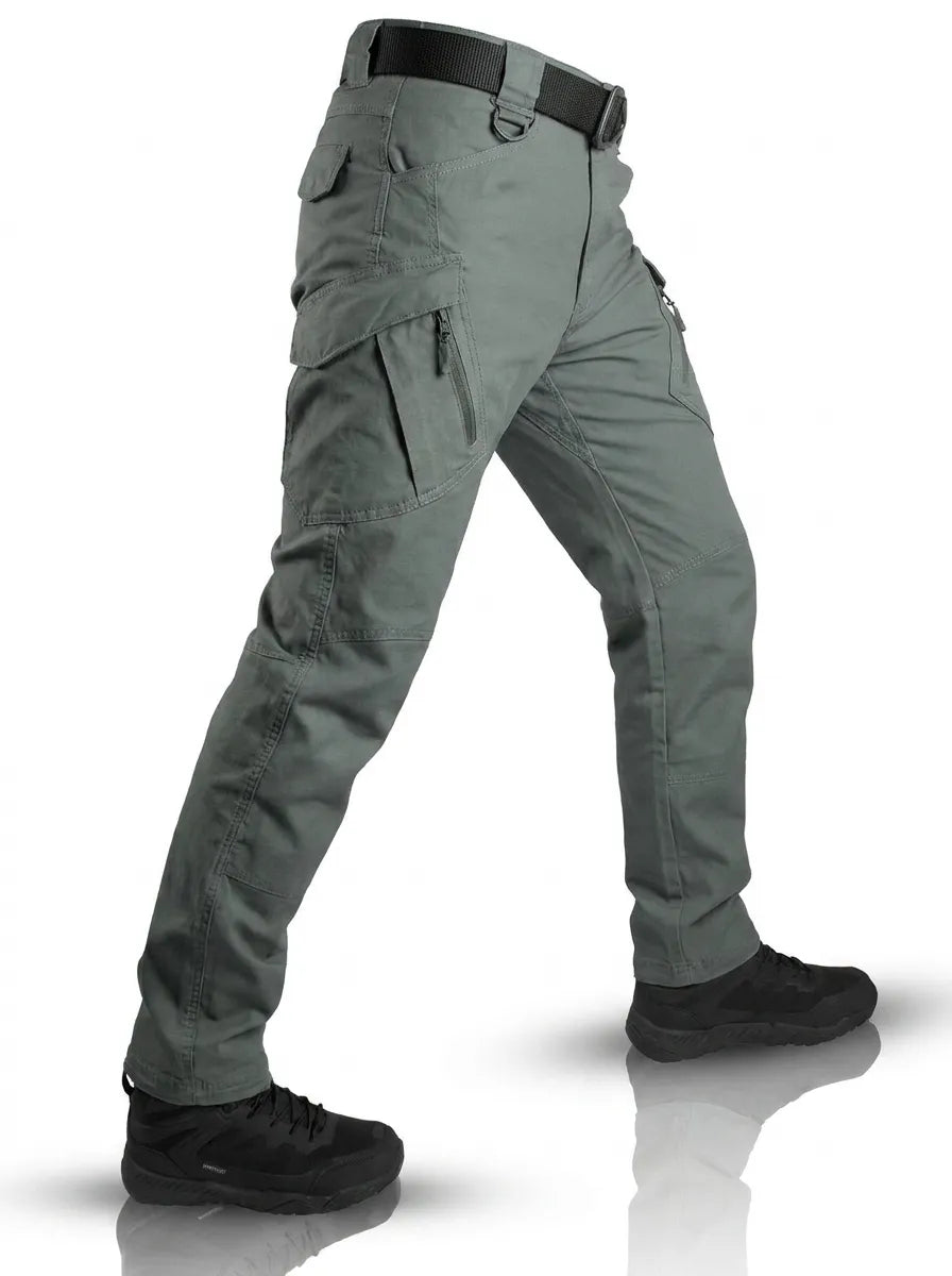 Pantalon Cargo Tactique Homme Imperméable - Vert