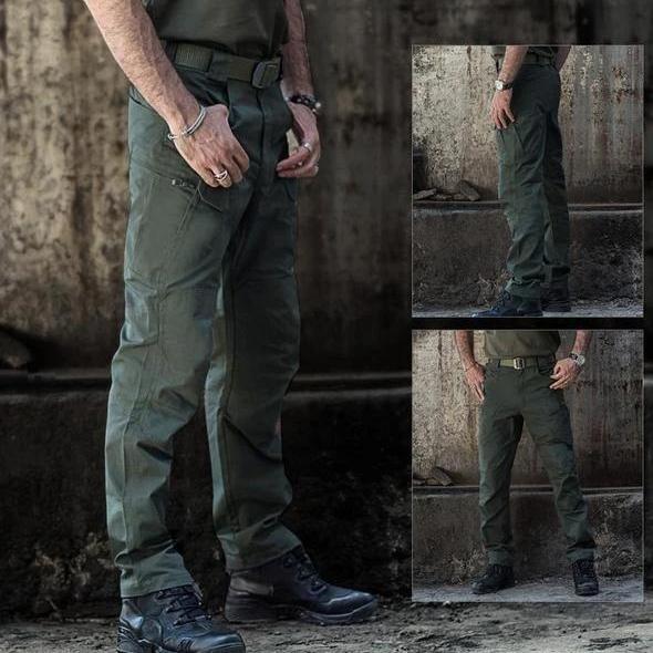 Pantalon Imperméable Homme Multifonction Séchage Rapide - Vert
