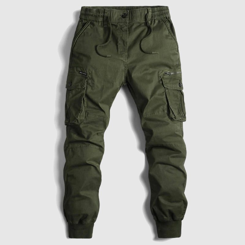 Pantalon Jogger Cargo Homme Coupe Relaxed - Vert