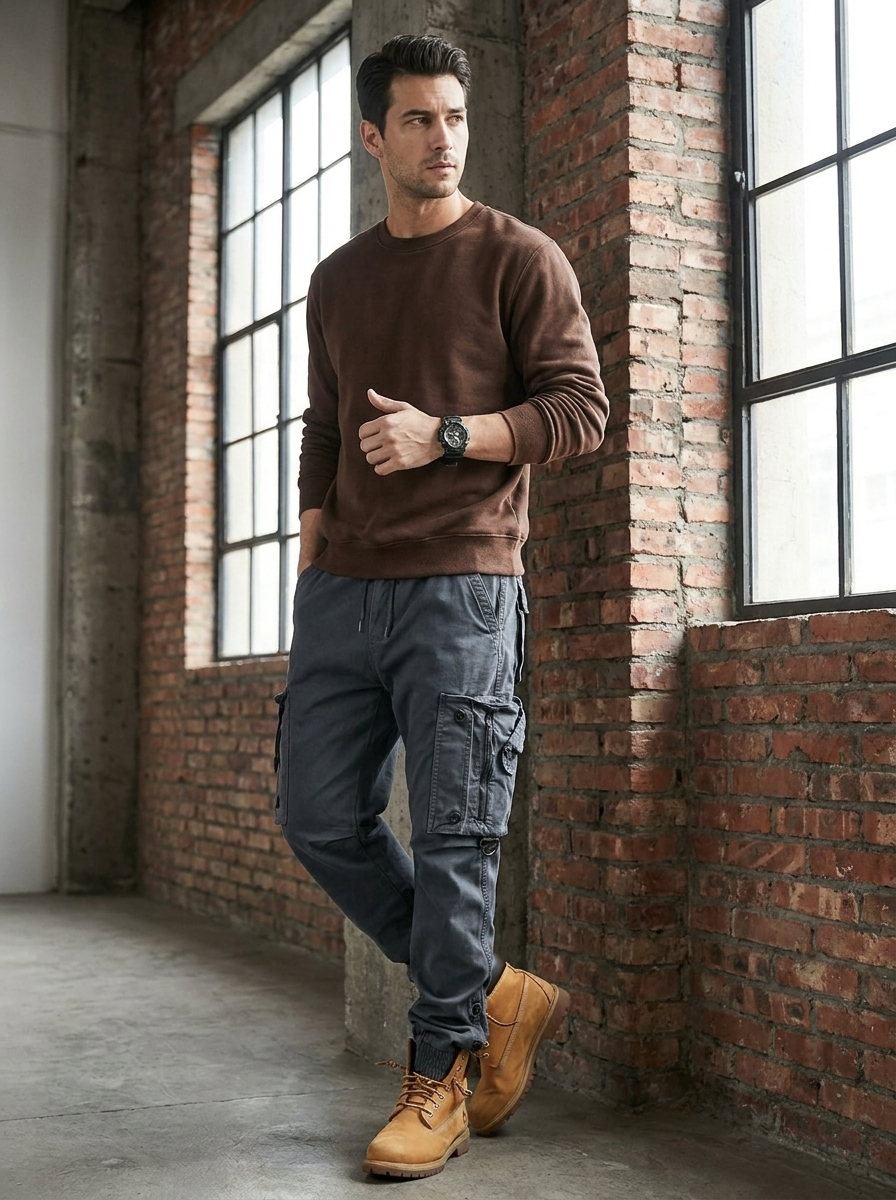 Pantalon Tactique Unisexe Robuste en Polyester