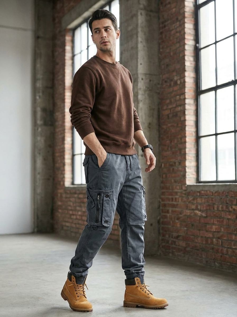 Pantalon Tactique Unisexe Robuste en Polyester