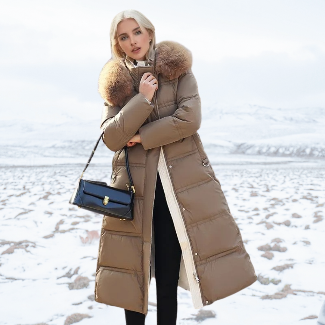 Émilie - Parka Capuche Fourrée Imperméable