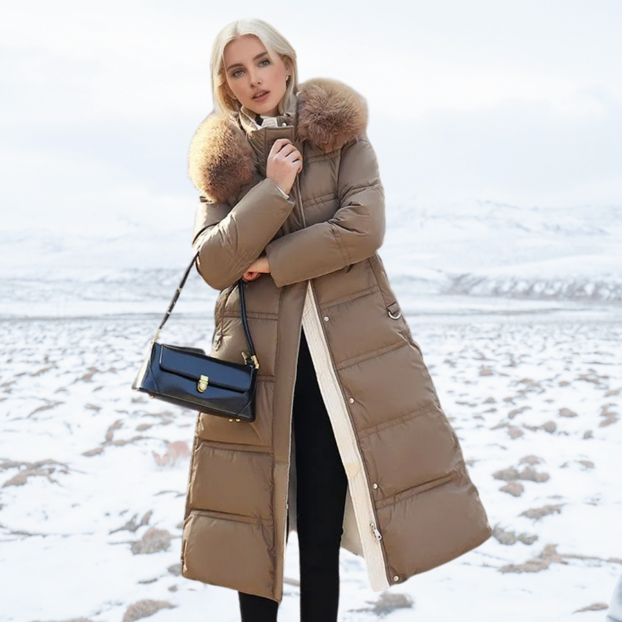 Émilie - Parka Capuche Fourrée Imperméable