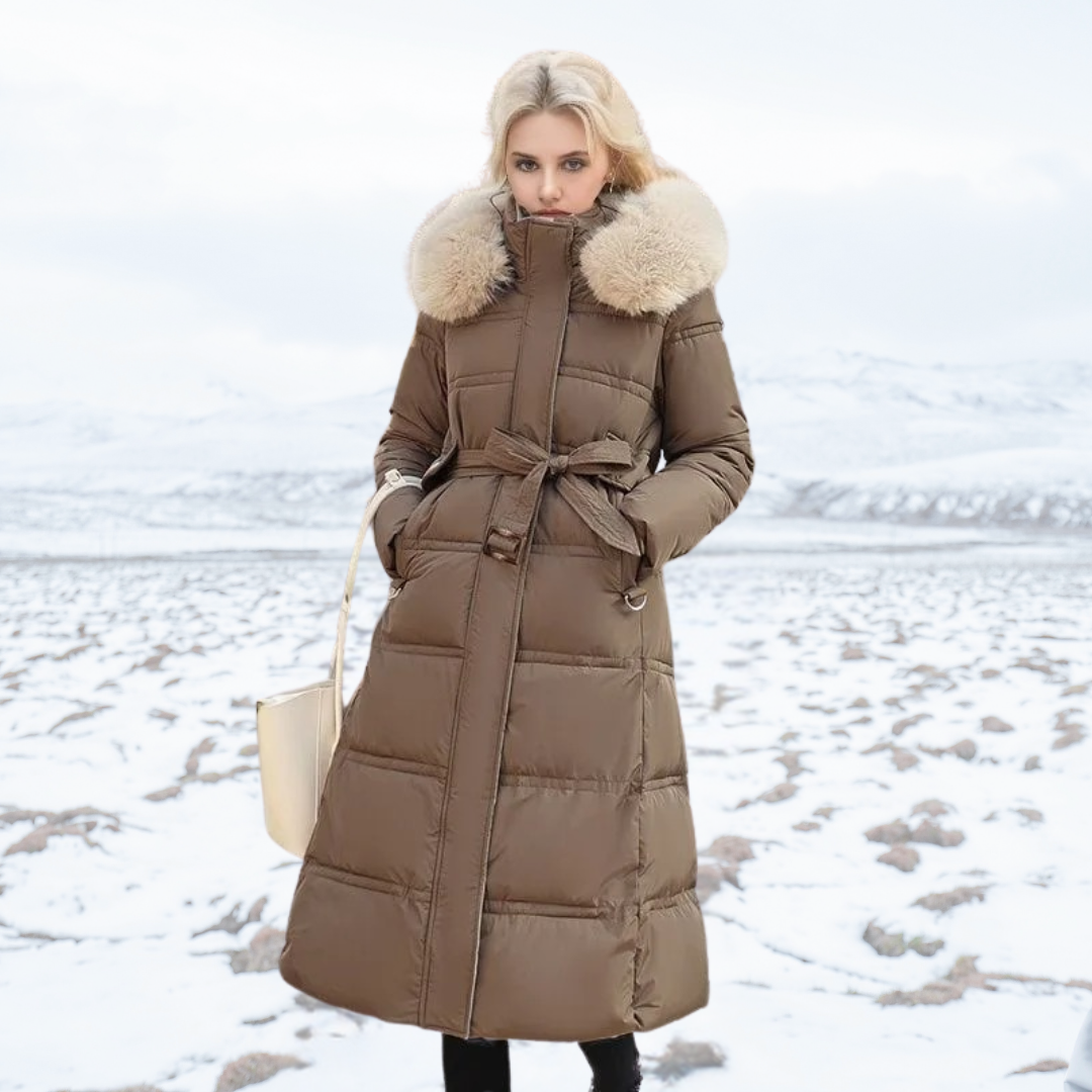 Émilie - Parka Capuche Fourrée Imperméable